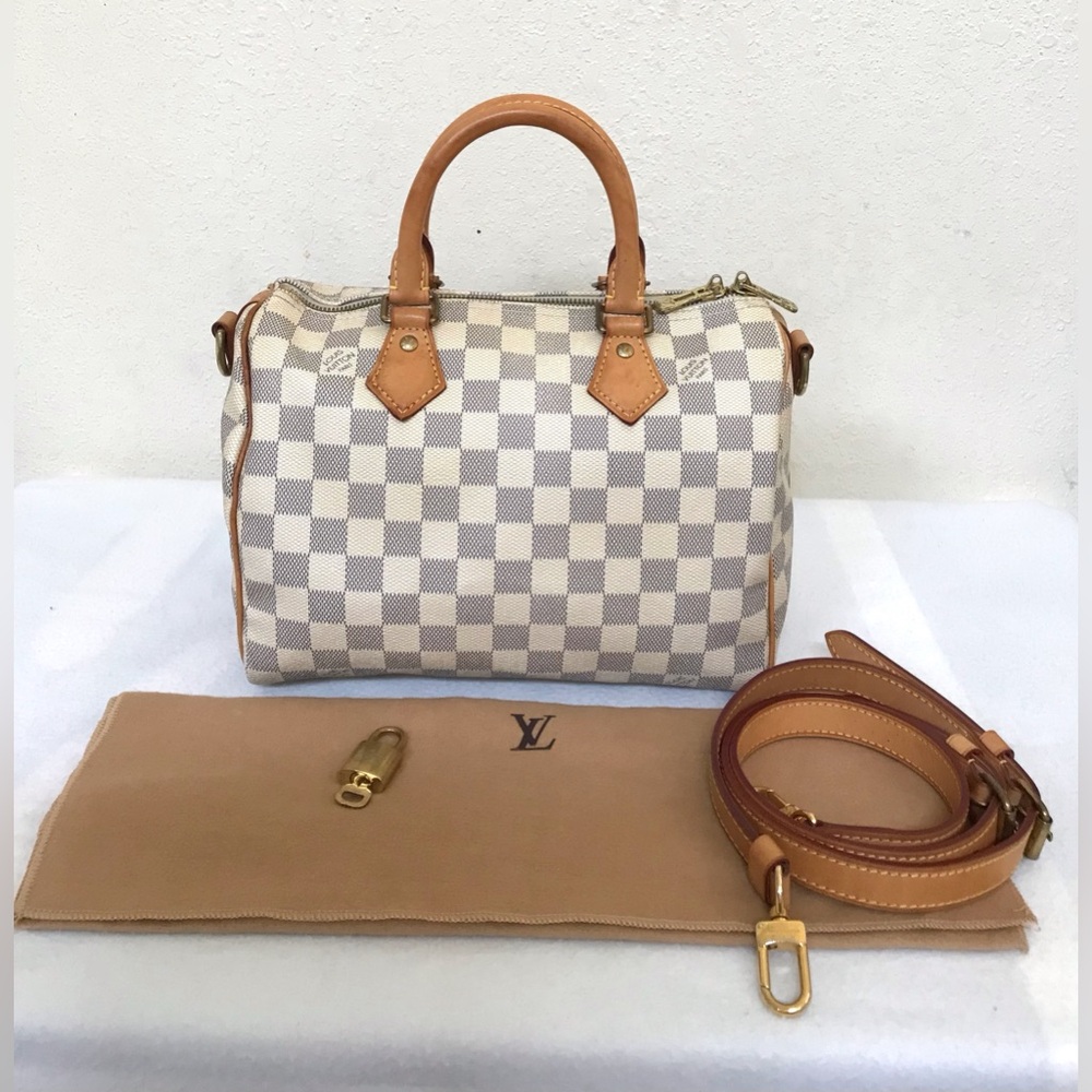 Louis Vuitton Azur Speedy Bandolier 25 - Picture 2 of 16